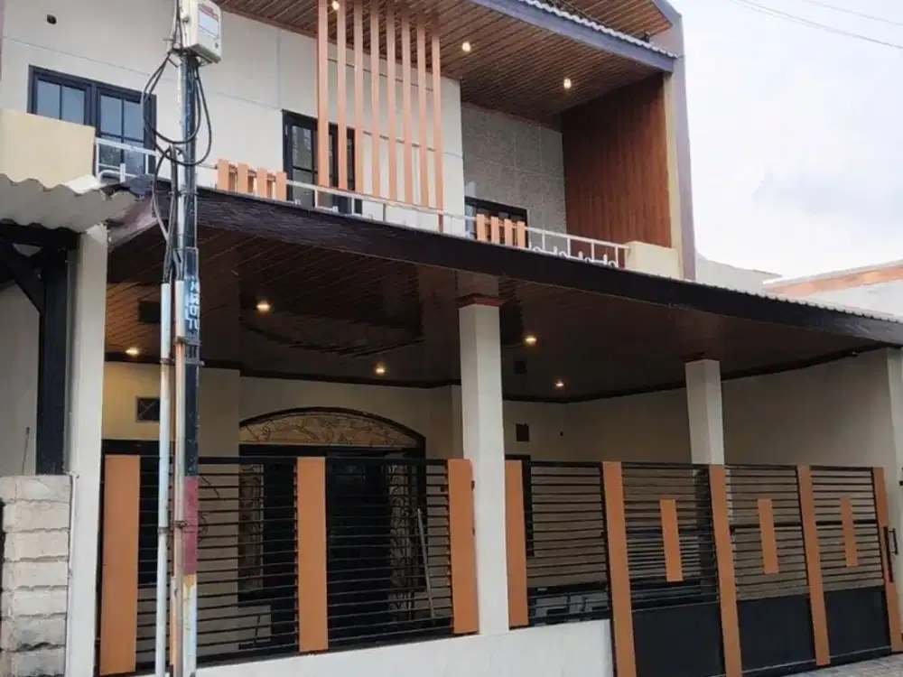 DIJUAL CEPAT! RUMAH BARU DENGAN KOS AKTIF AREA KLAMPIS SEMOLO