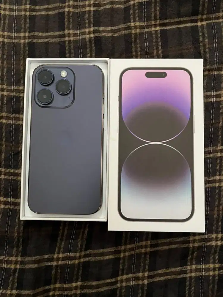 iphone 14 pro 256gb warna DeepPurple
