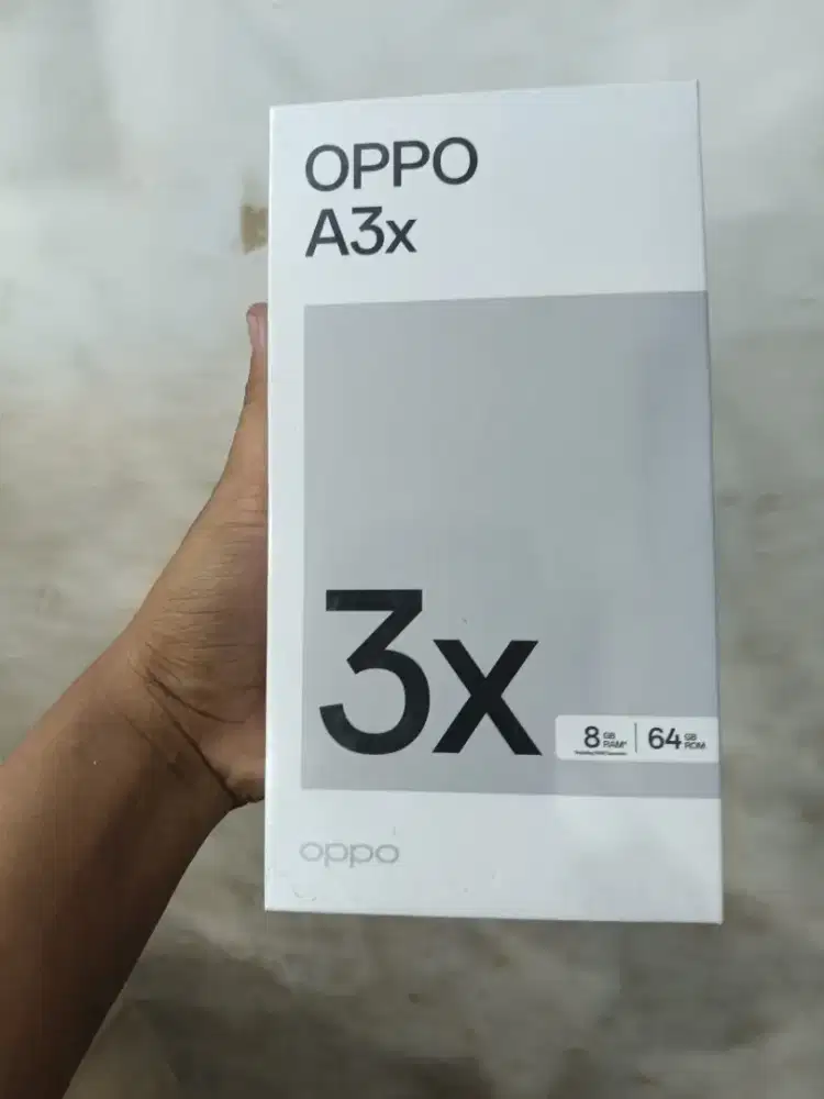 new oppo a3x 4/64 garansi resmi