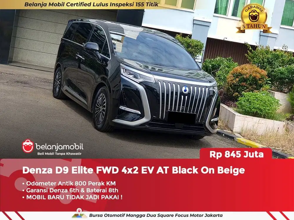 [ ODO 800 KM ] Denza D9 D 9 Elite FWD 4x2 EV AT 2025 2026