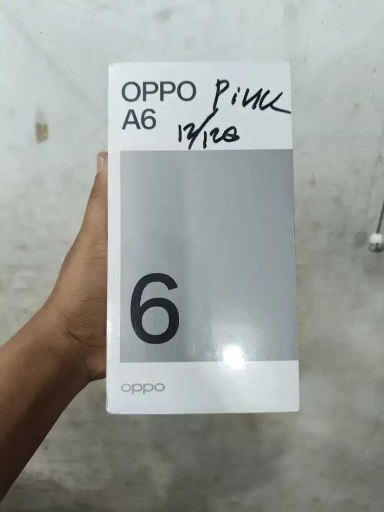new oppo a6 6/128 garansi resmi