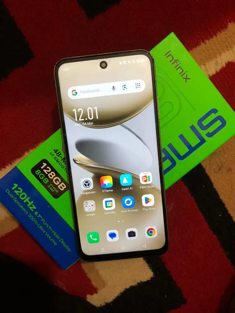 infinix smart 9 4+4/128 fullset