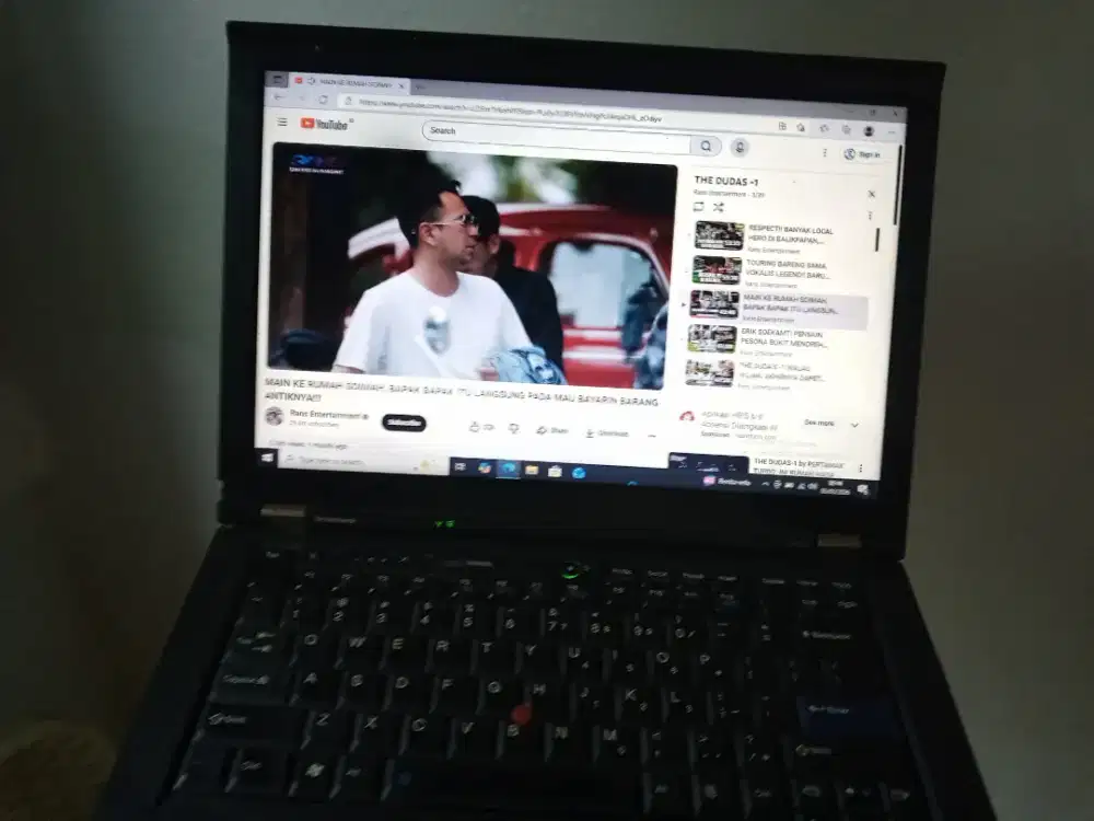 Laptop lenovo thinkpad t410 i5 ssd ram 8 gb ngebut