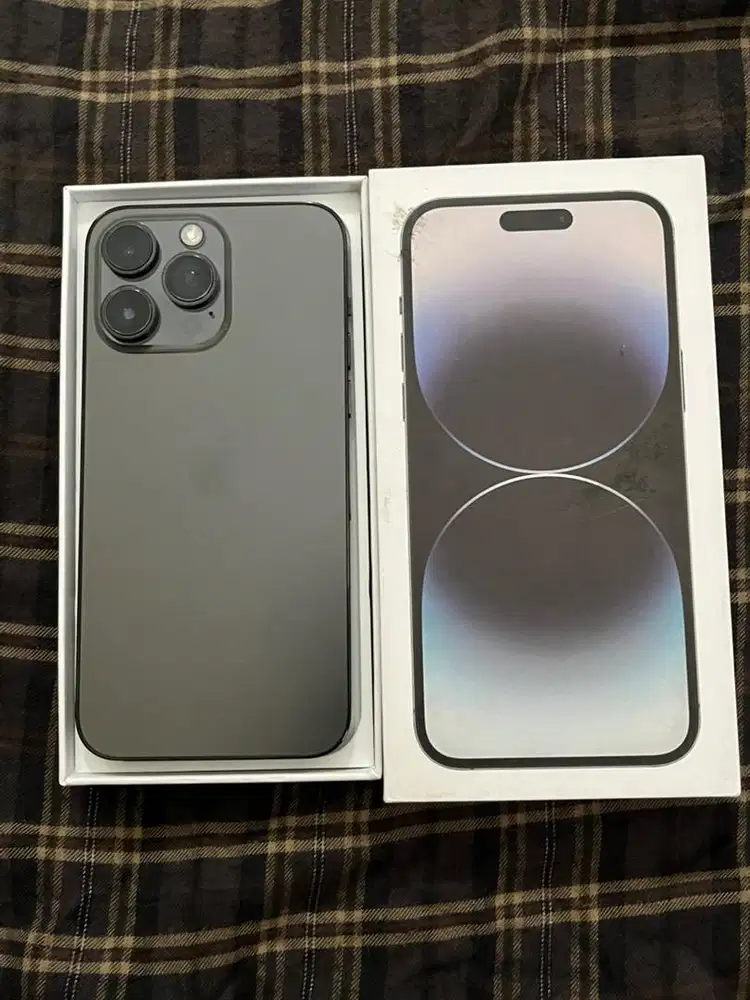 iphone 14 ProMax 256gb warna SpaceBlack