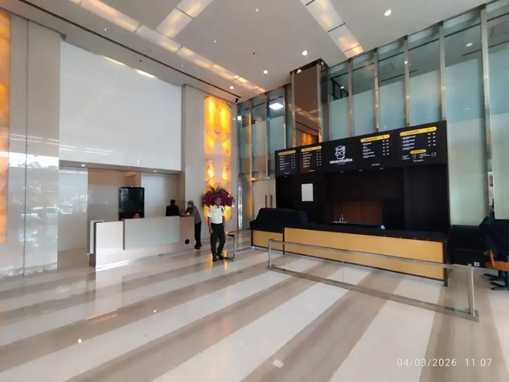 Disewakan Area Retail Area Ground Floor atau Lobby Cocok untuk Coffee Shop