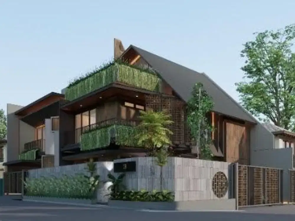 Rumah Modern Mewah Konsep Natural di Pejaten Jaksel | Desain Arsitek
