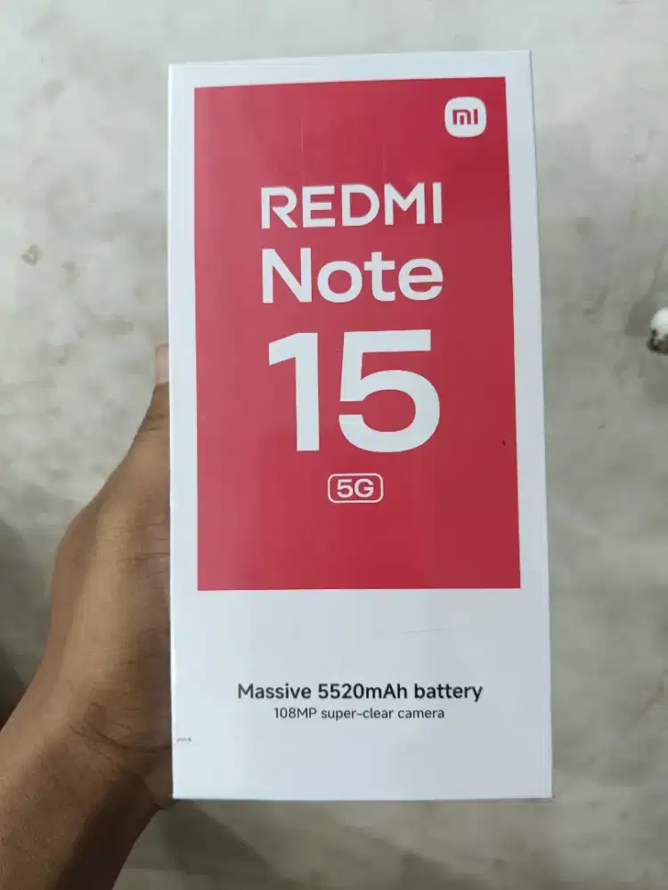 new redmi note 15 5G 8/256 garansi resmi 1thn