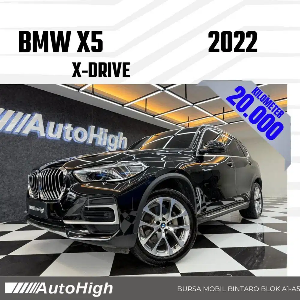 DP10% [Km20.000] X5 X-Drive 7Seater 2022 Black Reg 2021 #AUTOHIGH