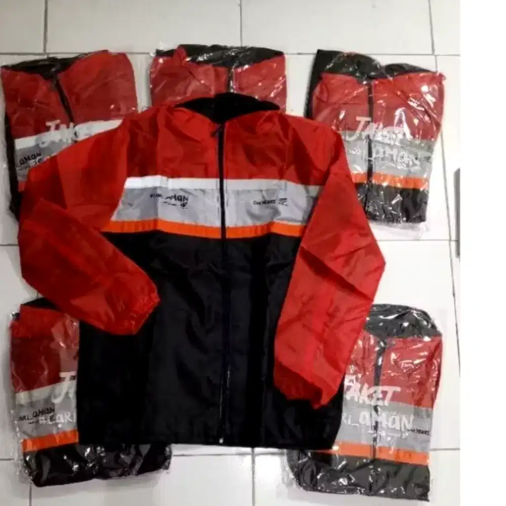 Jaket Parasut Honda Waterproof | Jaket Riding Anti Air Motor Honda