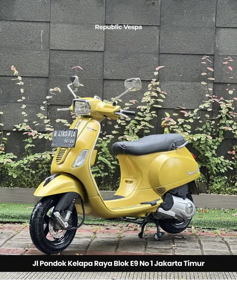 TERMURAH Piaggio VESPA S 125 3V TAHUN 2016 Warna YELLOW PERFECT
