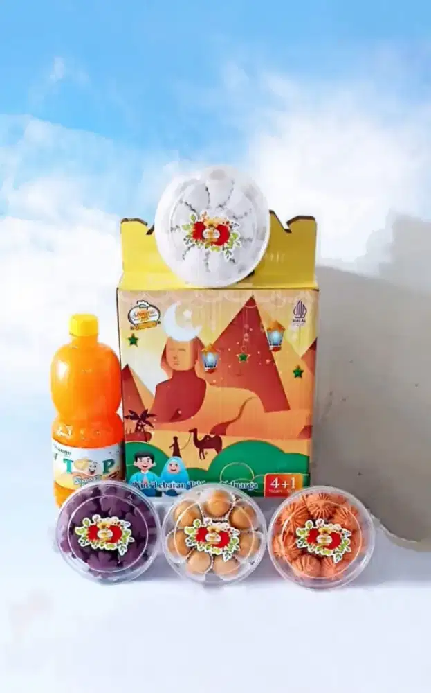kue kering lebaran paket sirup