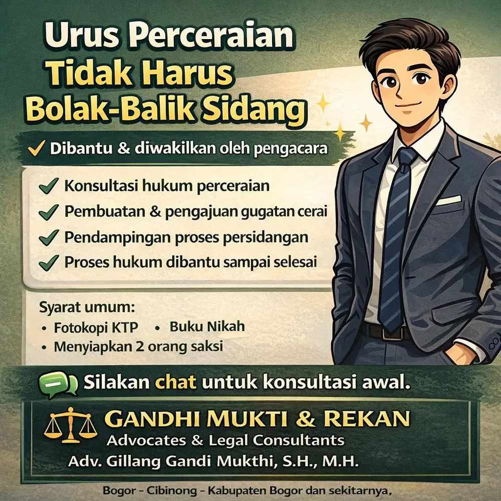 Urus Perceraian di Pengadilan? Pengacara Siap Membantu