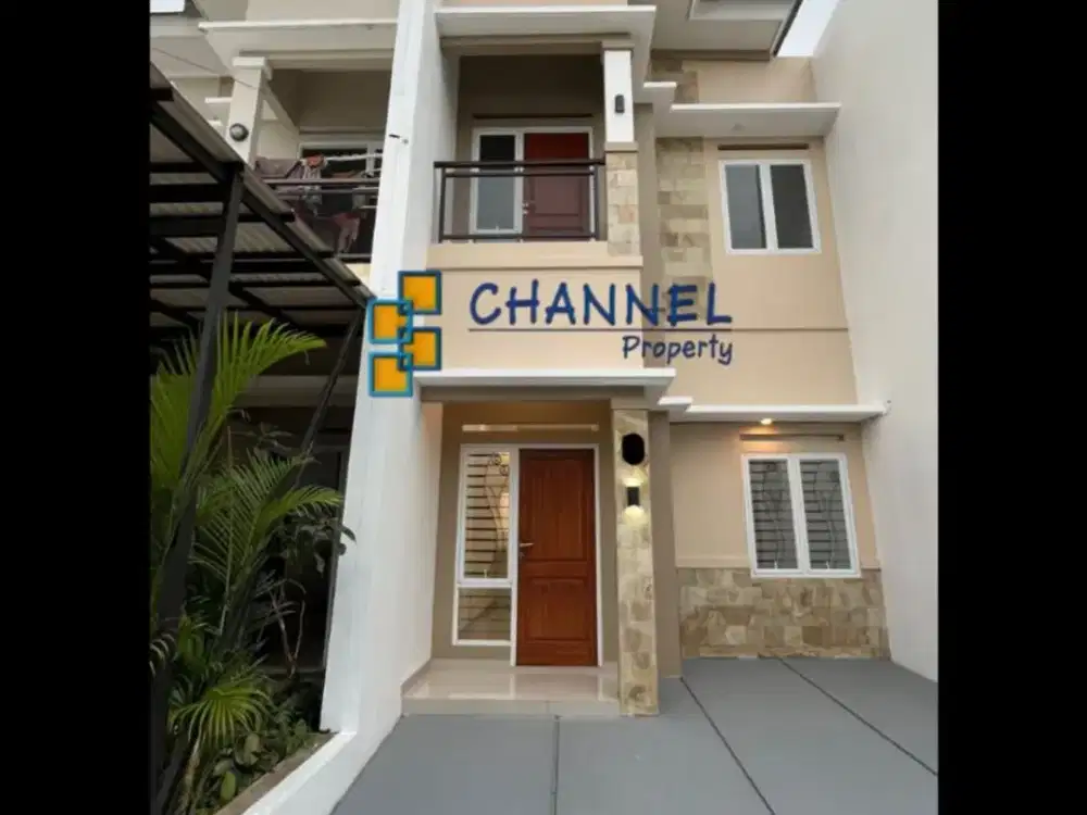 Jual Rumah Cluster siap huni dekat Tol dekat pusat belanja lokasi strategis  di Amanah Garden Village Pondok benda Tangsel, St