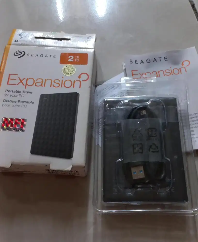 Harddisk External Seagate Expansion 2TB USB 3.0 – Mulus Lengkap Box
