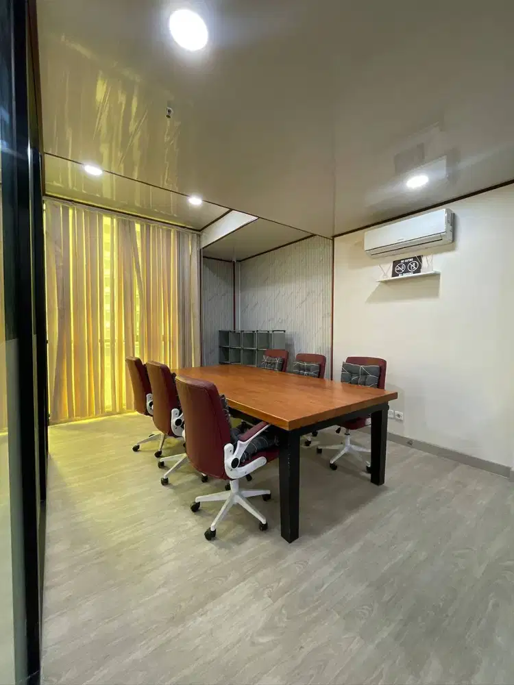 Sewa Ruang Kantor Private Office Murah di Sudirman Full Furnish