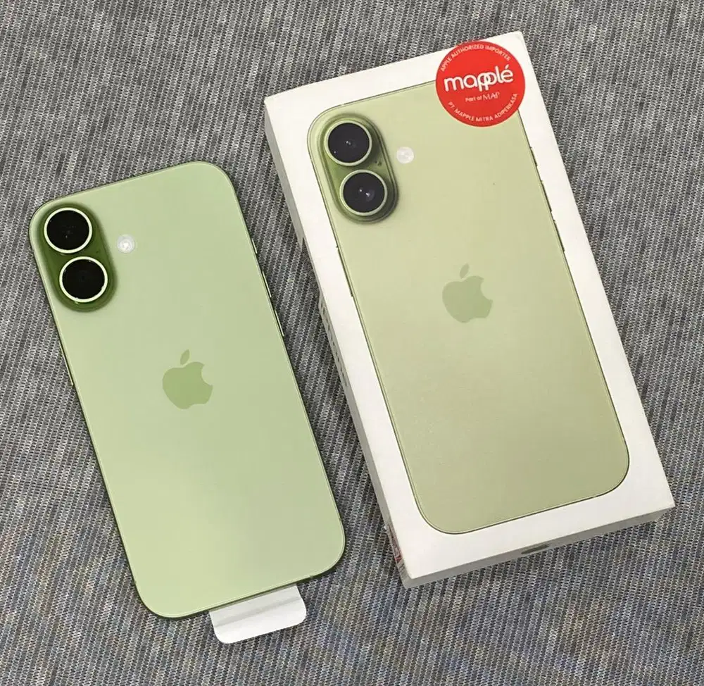 iPhone 17 256GB Sage Resmi iBox like new