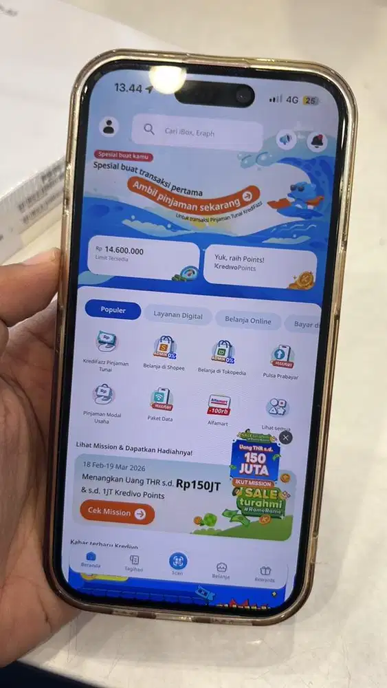 Pengajuan cicilan bareng aku di store dapatkan limit maksimal s/d 50Jt