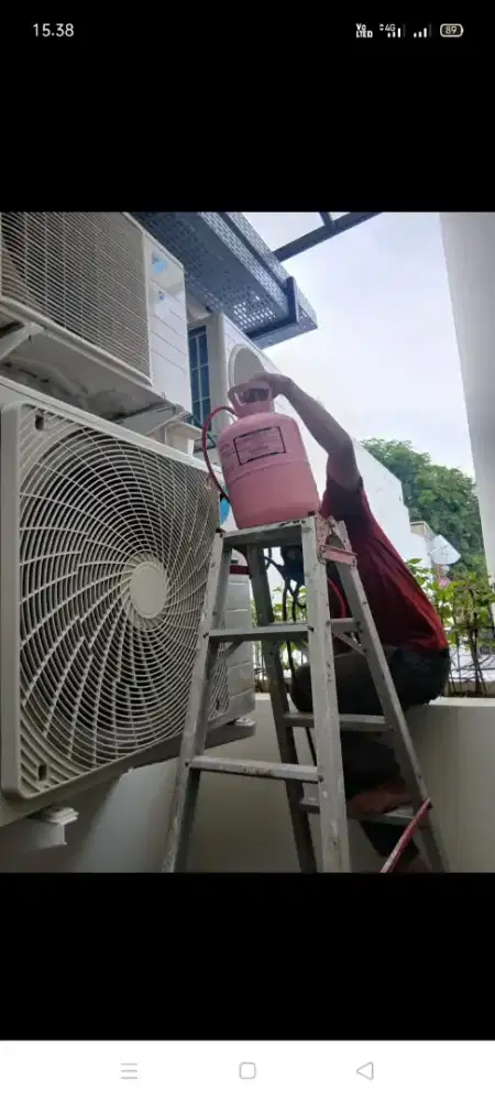 Jasa servis AC kulkas mesin cuci kompa air dll bergaransi