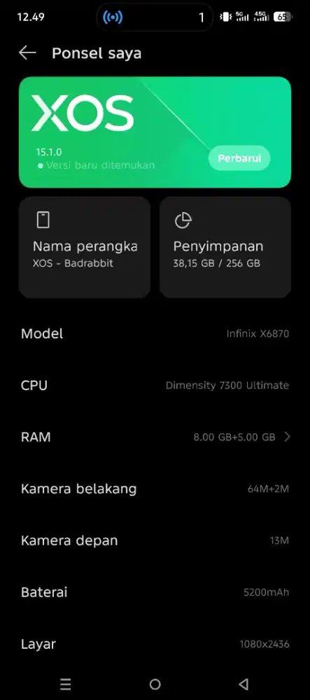 note 50s 5g 8+8/256Gb Gray