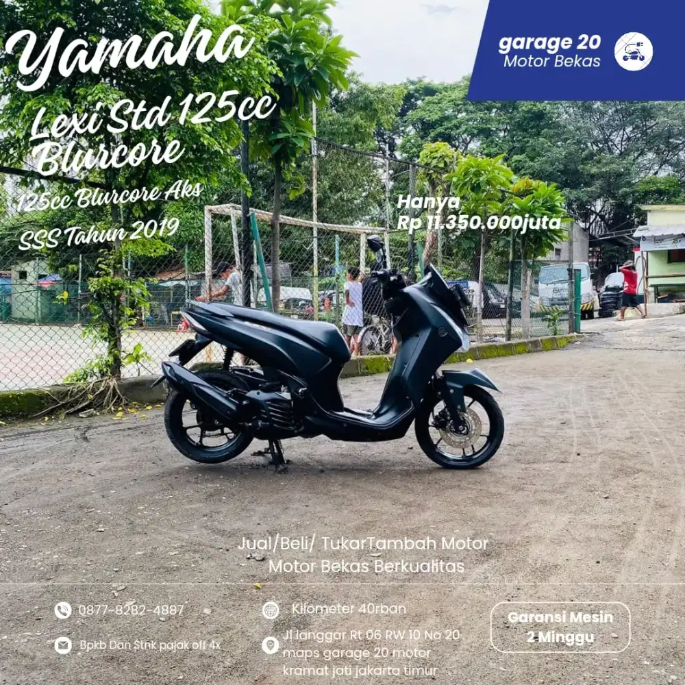 Yamaha Lexi 125cc std bluecore fi Tahun 2019
