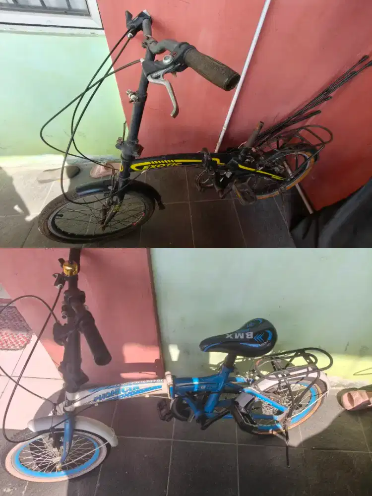 Dijual borongan 2 sepeda lipat