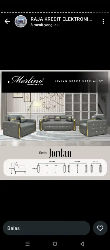 Cicilan Sofa Jordan