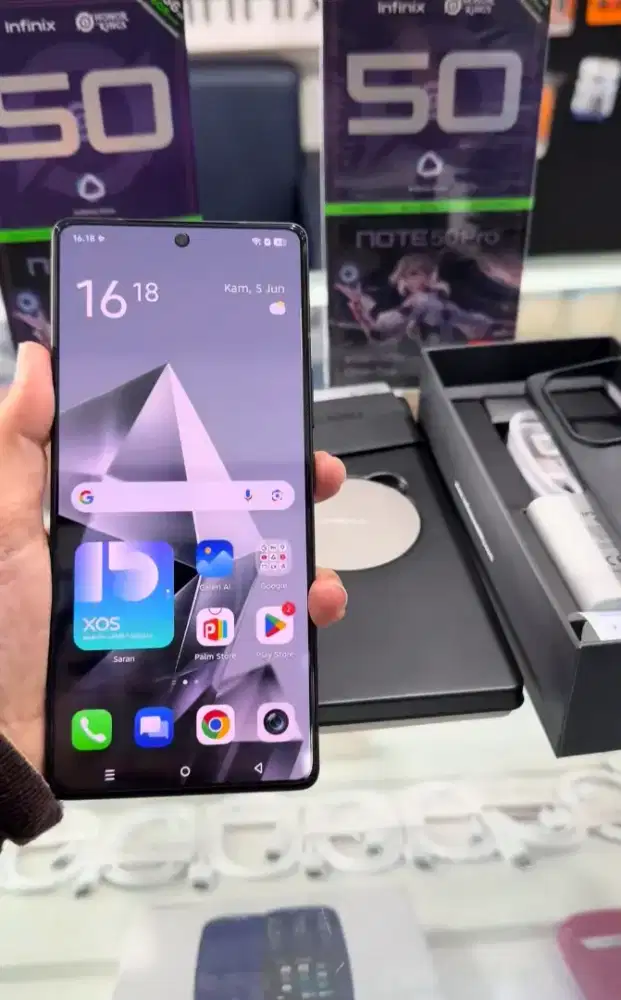 infinix note 50pro, 8+256 kredit tnpa dp