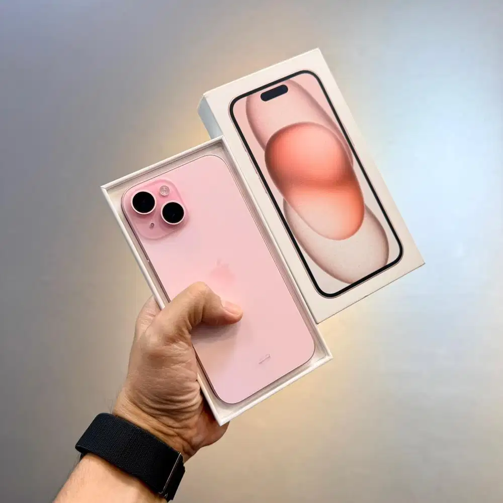 iPhone 15 128Gb Pink iBox bisa tukar tambah
