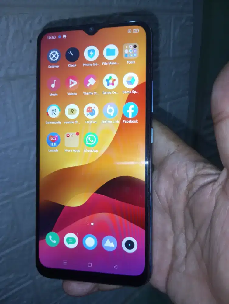 Realme C15 ram 4/64 kondisi normal