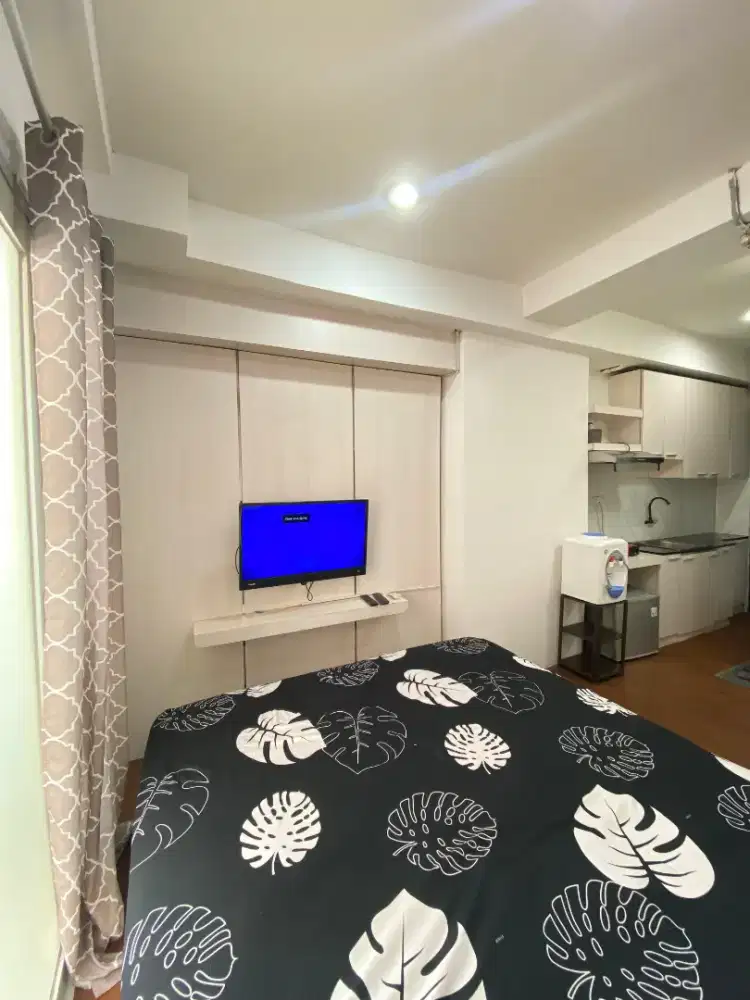 sewa cepat bagus terawat murah apartemen grand asia afrika studio