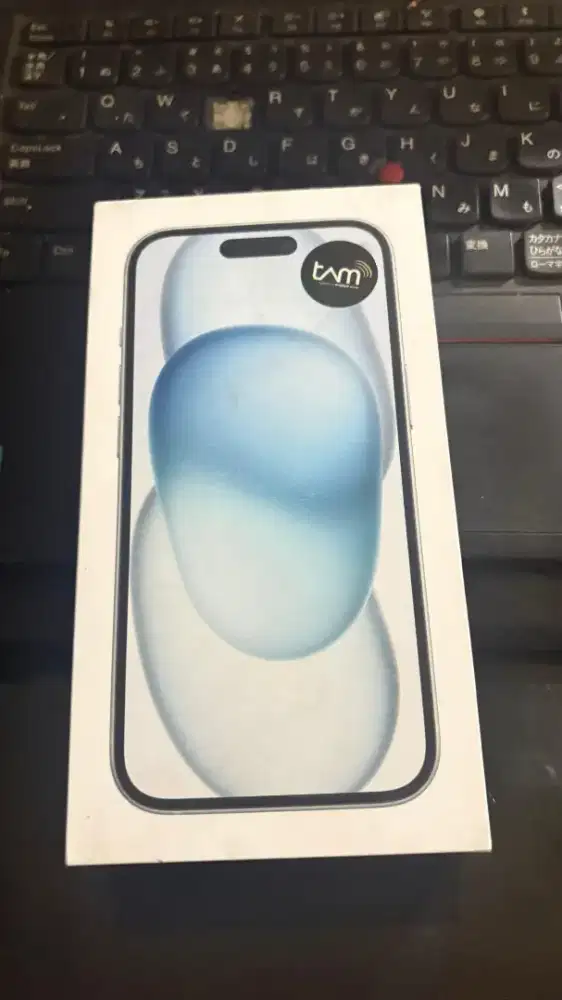 Iphone 15 basic blue 128 gb segel belum aktivasi