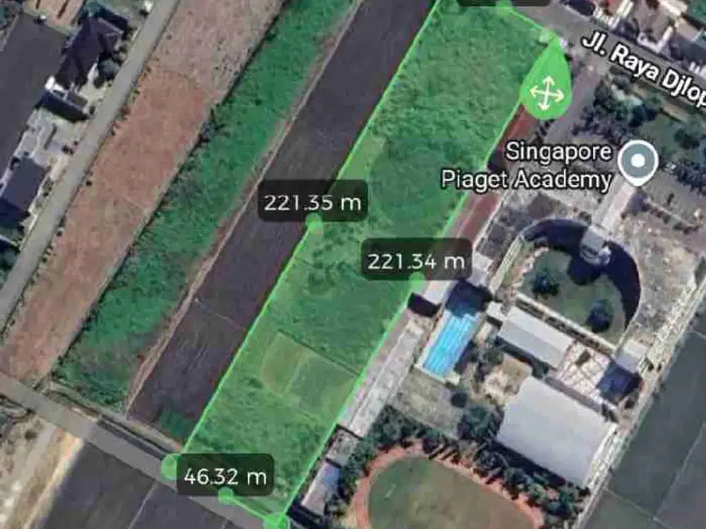 Tanah bagus strategis di pusat solo baru, Akses Jalan Ramai 2 Arah.