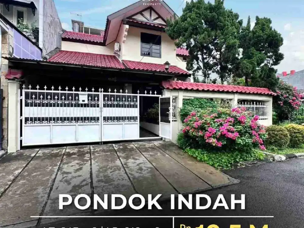 RUMAH HOEK DI PONDOK INDAH JAKARTA SELATAN