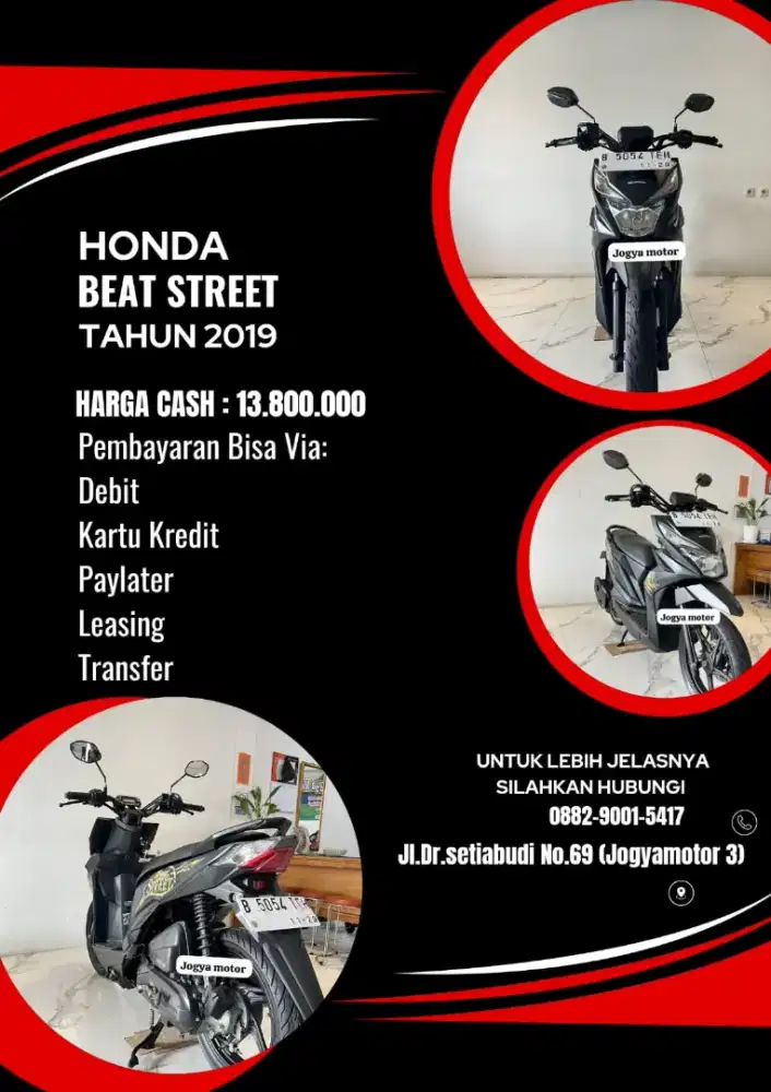 A_Honda Beat Street Tahun 2019