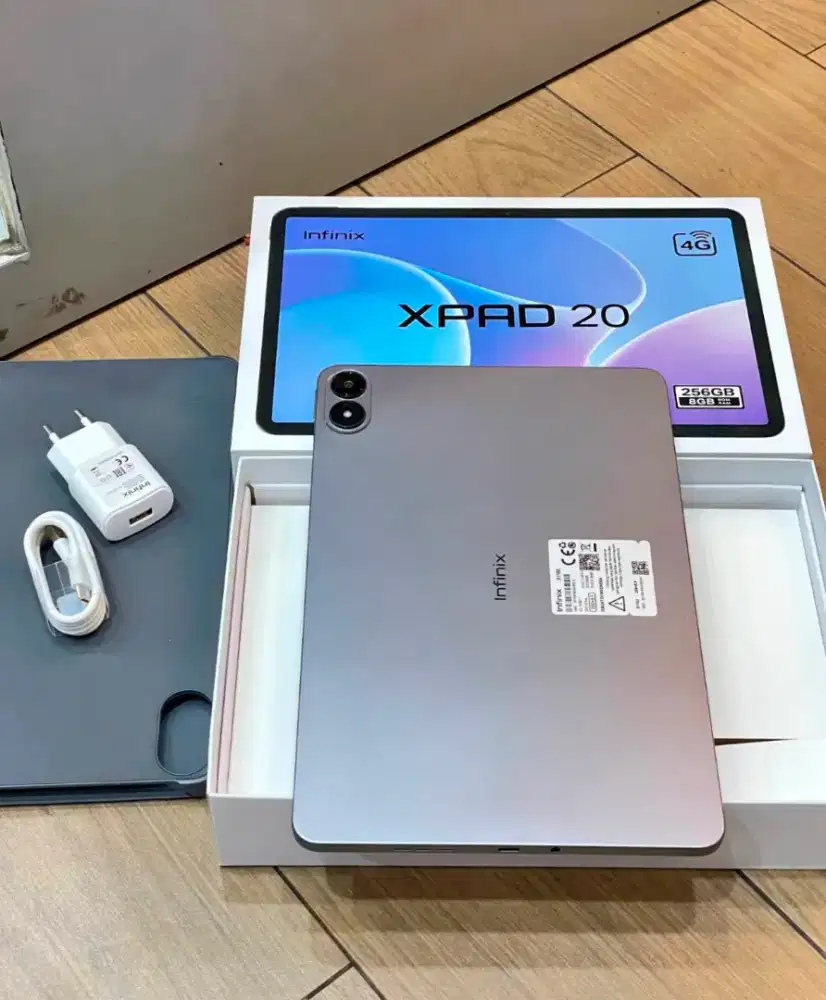 infinix xpad 20 8/256 4G Lte fullset 1 bulan pake