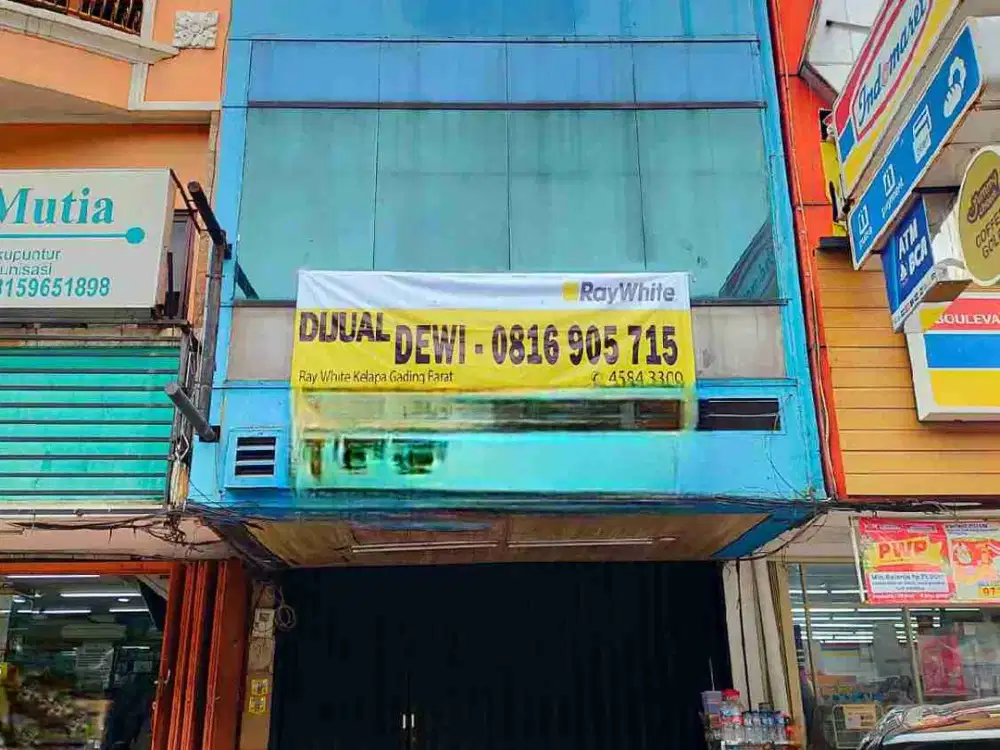 ruko strategis kelapa gading depan mall bagus sekali