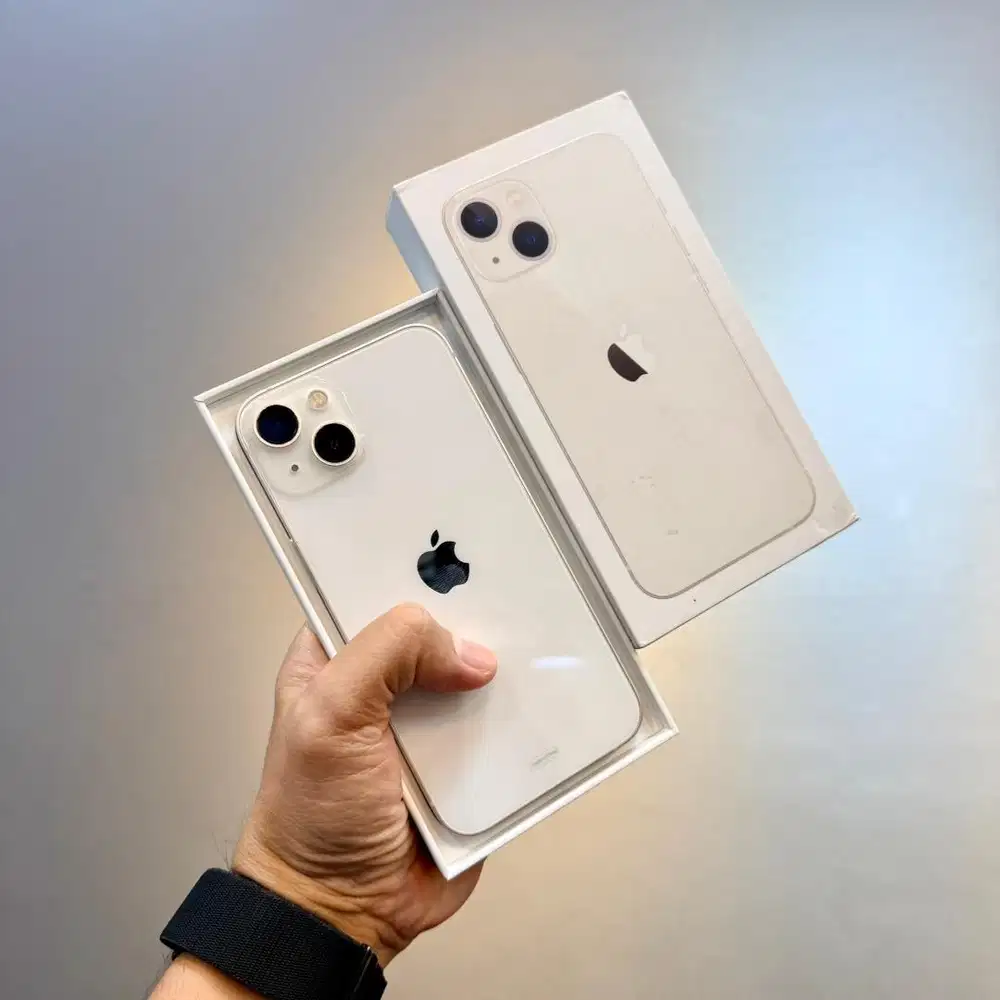 iPhone 13 128Gb Starlight iBox bisa tukar tambah