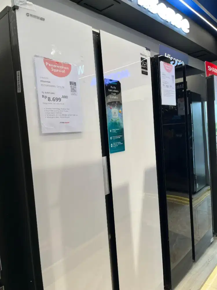 Side by side Hisense