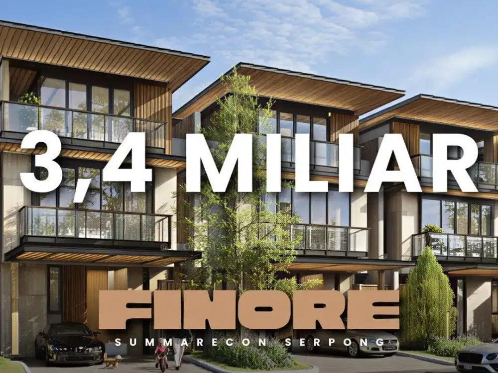 Lingkungan Paling Eksklusif Rumah Premium Finore Gading Serpong By Summarecon