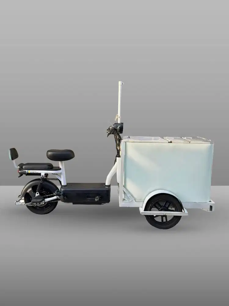 Gerobak Sepeda Listrik Minuman Keliling