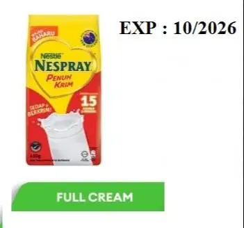 Susu Nespray Full Cream 450g - Malaysia