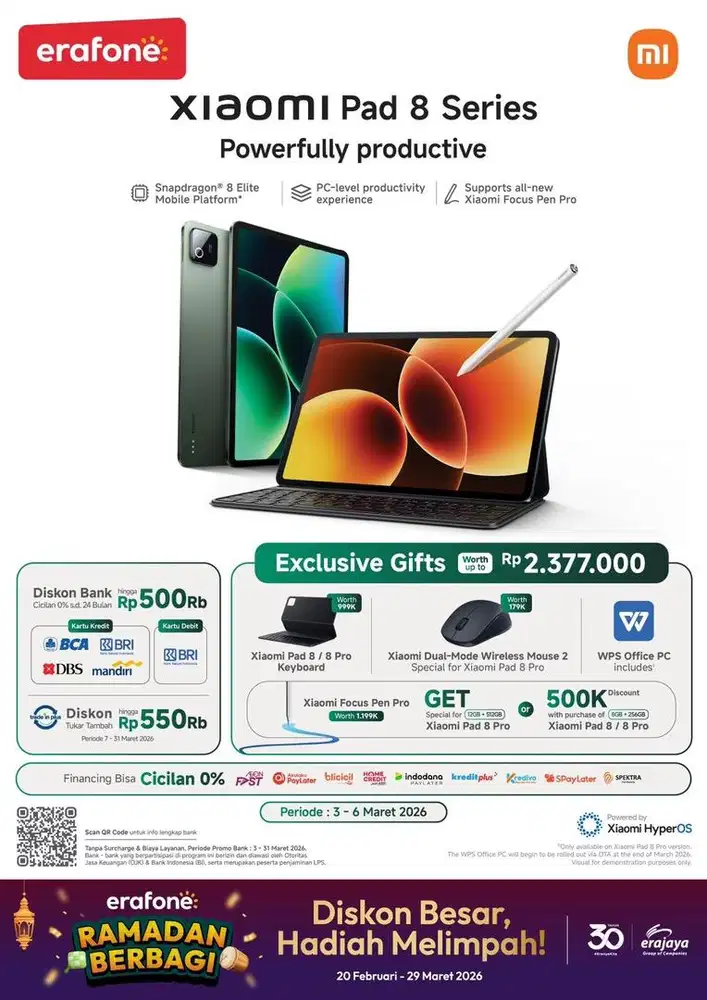 Xiaomi Pad 8 dan pad 8 pro