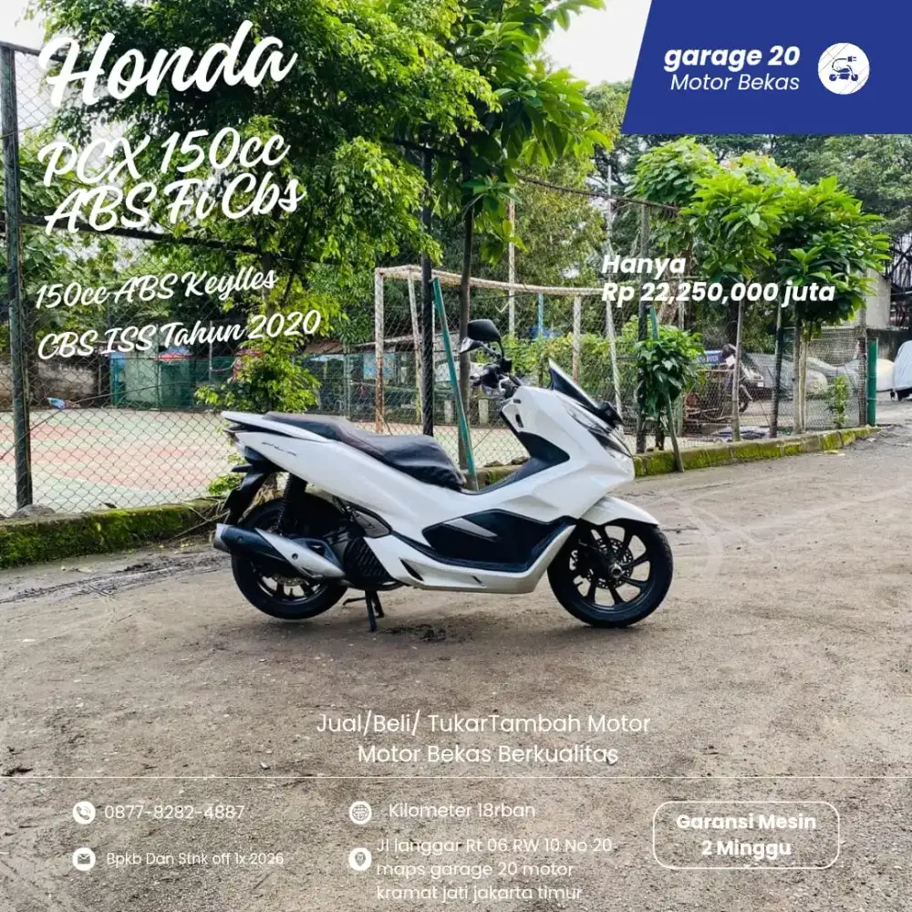 Hinda All New Pcx 160cc Keylles CBS ISS Fi Tahun 2021