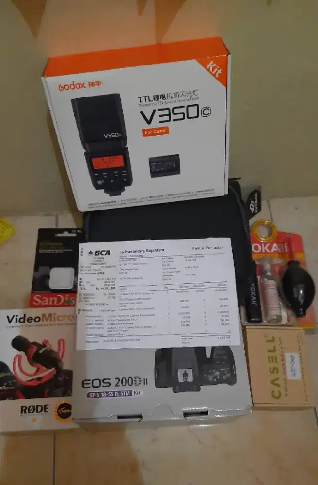 Canon 200D mark II SET, LIKE NEW