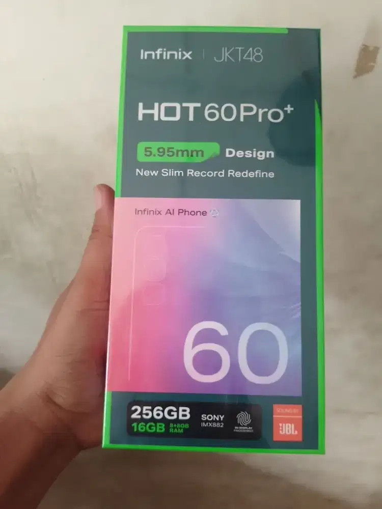 new infinix hot60pro+ 8/256 garansi resmi 1thn.