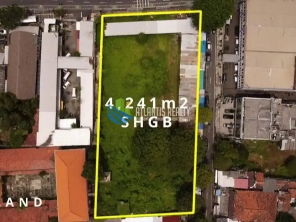 Dijual Tanah Kavling Komersial di Jakarta Pusat, Senen Raya, Tanah Dijual Dibawah NJOP