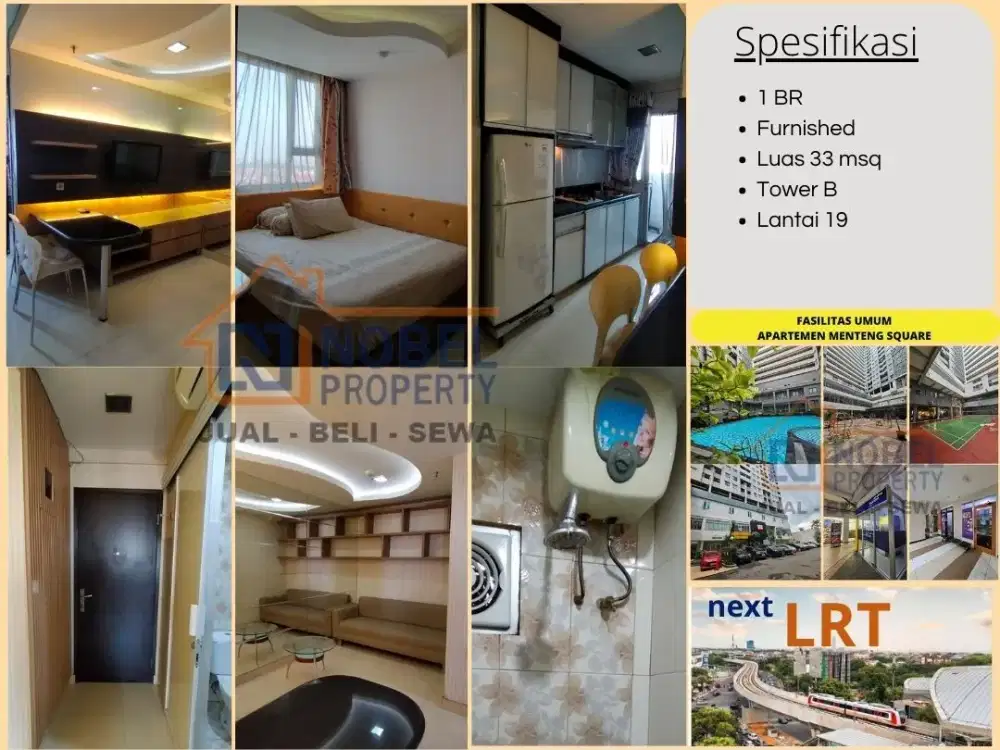 Disewakan Apartemen Mentes 1BR Furnished Lokasi Strategis Jakarta Pusat