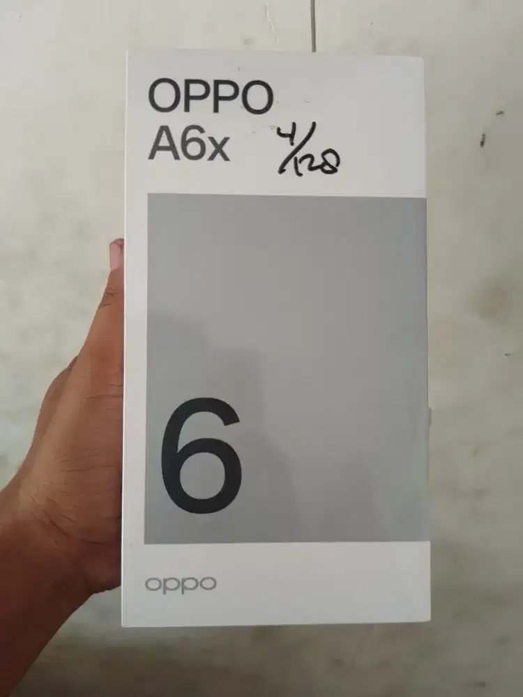 new oppo a6x 4/128 garansi resmi 1thn