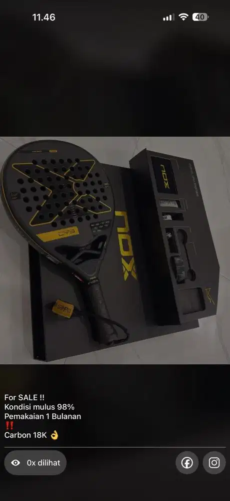 Jual Raket PADEL NOX