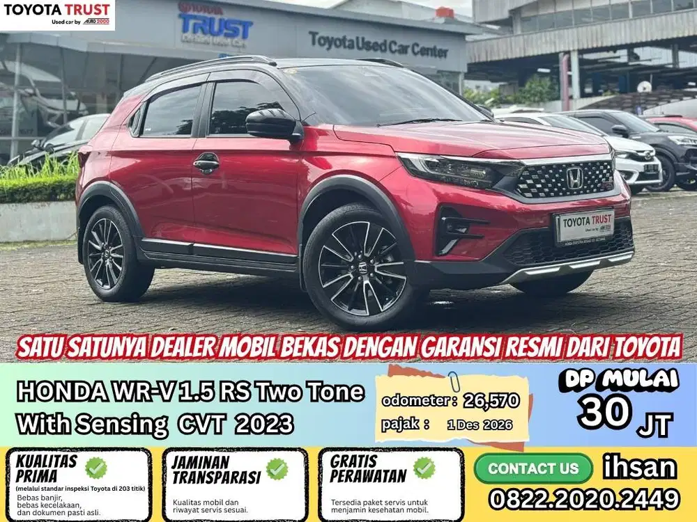 HONDA WR-V 1.5 RS Sensing Two Tone CVT 2023